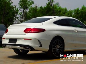 Mercedes Benz C-Class Rear Bumper Fins - Carbon Fiber